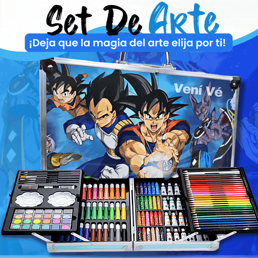 Set de arte de 145 PIEZAS - Diseño ALEATORIO